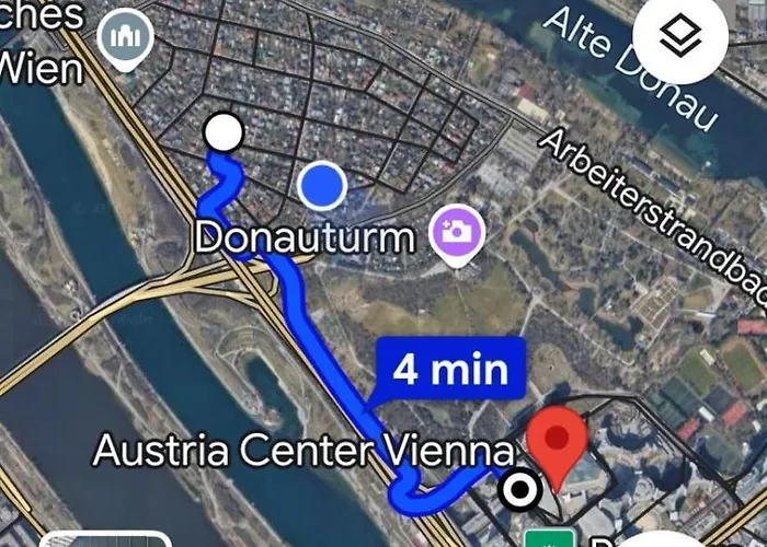 In In Perfect Situaton Near Vic And Donau Park With Pool And Private Garden Sleeps 4 With 2 Bedrooms, Kitchen And Livingroom And Bath And Private Parking Villa
